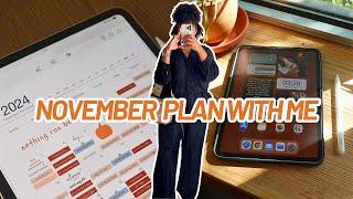 NOVEMBER 2024 MONTHLY DIGITAL PLAN WITH ME 