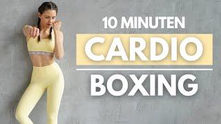 10 MIN Cardio Boxing Workout | intensives Ganzkörper Workout | ohne Equipment | Tina Halder