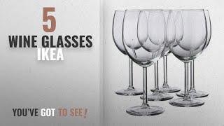 Best Wine Glasses Ikea [2018]: Red Wine Glass By Ikea- Svalka Series SET OF 6, 10 0Z