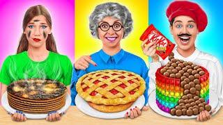 Reto De Cocina Yo vs Abuela #2 | Simples trucos y herramientas de cocina secretas TeenDO Challenge