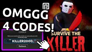 Survive the Killer (JUNE) CODES *UPDATE!* ALL NEW ROBLOX Survive the Killer CODES!