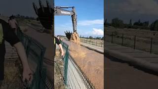 SAVING A COW THAT FALLS INTO THE STREAM WITH A SCOOP \ DEREYE DÜŞEN İNEĞİ KEPÇEYLE KURTARMAK