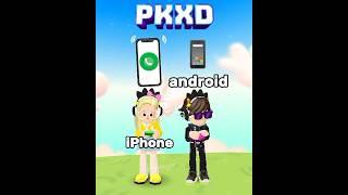 iPhone Vs Android #pkxd #shorts