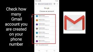 how to check how many gmail account on my number