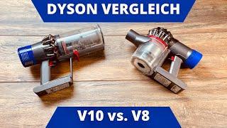 Dyson V8 vs. V10 - Vergleich & Unterschiede der Akku Staubsauger - Welcher ist besser?