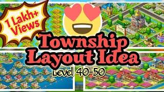 Township Layout Idea  || Full Town Decoration || Level 40-50