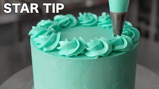 Star piping tip Masterclass [ Cake Decorating For Beginners ]