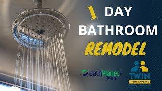 One Day Shower Remodel | Twin Home Experts