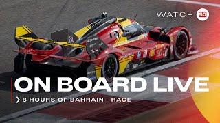 Onboard the #50 LIVE race action at 8H of Bahrain 2024 | Ferrari Hypercar | FIA WEC