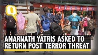 Panic Grips Kashmir Valley; Amarnath Yatra Cut Short Post Terror Threat | The Quint