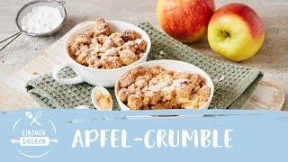 Apple Crumble - quick & easy | the perfect Dessert | Einfach Backen