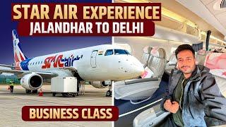 Jalandhar - Delhi - Nanded Star air S5235 Business class flight Experience