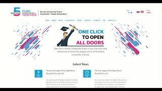 Open Door Russian Government Scholarship Second Stage Tips