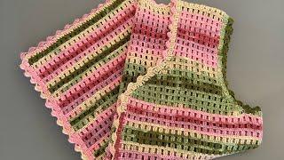 ÇOK  İSTEK ALAN YELEK MODELİ BAŞTAN SONA AYRINTILI ANLATIM #handmade