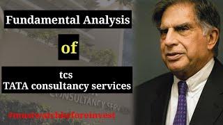 Fundamental analysis of TCS | TATA consultancy services | #tcs #sharemarket