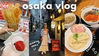 osaka vlog  kuromon market street food, perfect hotel location, local shops, exploring namba area