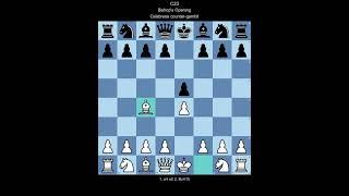 ECO C23 Bishop's Opening, Calabrese counter-gambit (White perspective)