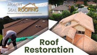 Step by Step Roof Restoration Process by Modern Seal Roofing