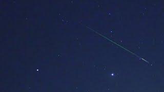Live View of two Shooting Stars
