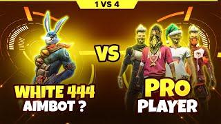 White444 Aimbot  ? Vs Pro players || #Shorts