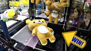 Most Epic Claw Machine Prize Win Ever? Toy Plush Prizes!