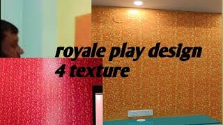 royale play  4 design #wall #play #texture #shorts #design #by Km wall texture 