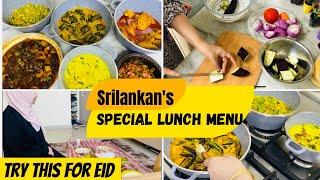 6 வகை கறியுடன் 2 மணி நேரத்தில் அசத்தலான விருந்து| srilankan's eid special| zahrasday