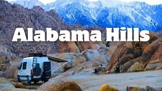 2 Days Camping in Alabama Hills: Van Life on Highway 395