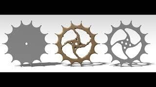 Topology Optimization of Bike Gear