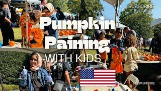 Helping Kids Paint Pumpkins  || Exchange Year in America  || Durjan Hafeez