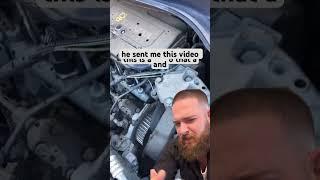 Customer sent me this video after quoting him a timing belt replacement.