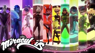 MIRACULOUS |  TRANSFORMACIONES  | Las Aventuras de Ladybug