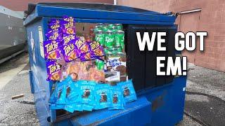 Dumpster Diving- Chocolate Almonds, Case of Sourdough Bread, Taki's, Donuts + The Critter Cam