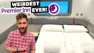 We Stay In A Premier Inn CAPSULE HOTEL (weird experience)