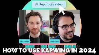 How to Use Kapwing's NEWEST Tools in 2024 (AI Clip Maker, Trim with Transcript, Dubbing)