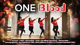 One Blood - Intermediate Line Dance | Demo by : Amare Sweet Colour