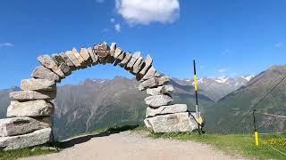 Sölden Tirol, Gaislachkogel, 3000er mit Mountainbike nächster Versuch