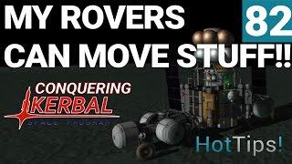 Kerbal Space Program [1.1.3] - Ep 82 - Moving Surface Modules With Rovers - Let's Play