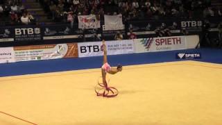 Berlin Masters 2012: Laura Jung with ribbon