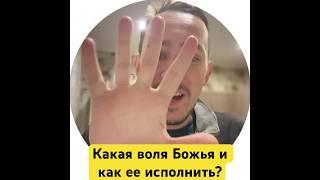 Какая воля Божья и как ее исполнить?