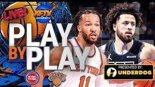 New York Knicks vs Detroit Pistons Play-By-Play Show (12/7/24)