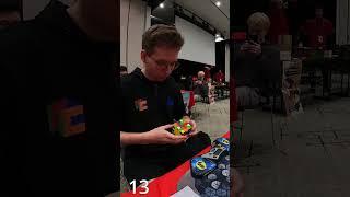 5x5 Rubiks Cube WORLD RECORD: 31.60 #rubikscube #cubing #worldrecord