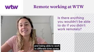 Remote working at WTW