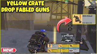 Metro Royale Yellow Crate Drop FABLED GUNS | PUBG METRO ROYALE CHAPTER 21