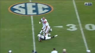 Seth Williams (Auburn WR #18) vs Alabama 2019
