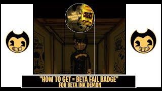 The Rerunning Tapes Bendy Rp [How to get The Beta Ink Bendy Badge] (OLD)