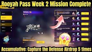 Capture Defense Airdrop 5 Times Complete | FF Mission Capture Defence 5 Times | Booyah Pass Mission