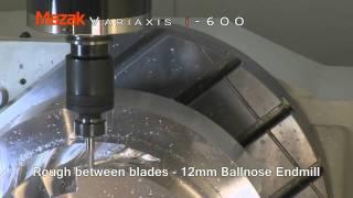 Eclipse Communications. Mazak Variaxis i-600 Machine Tool demo.