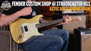 Fender Custom Shop 61 Stratocaster Journeyman | Aztec Gold HSS