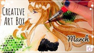  CREATIVE ART BOX (March) || Gold, Gold, Gold! 